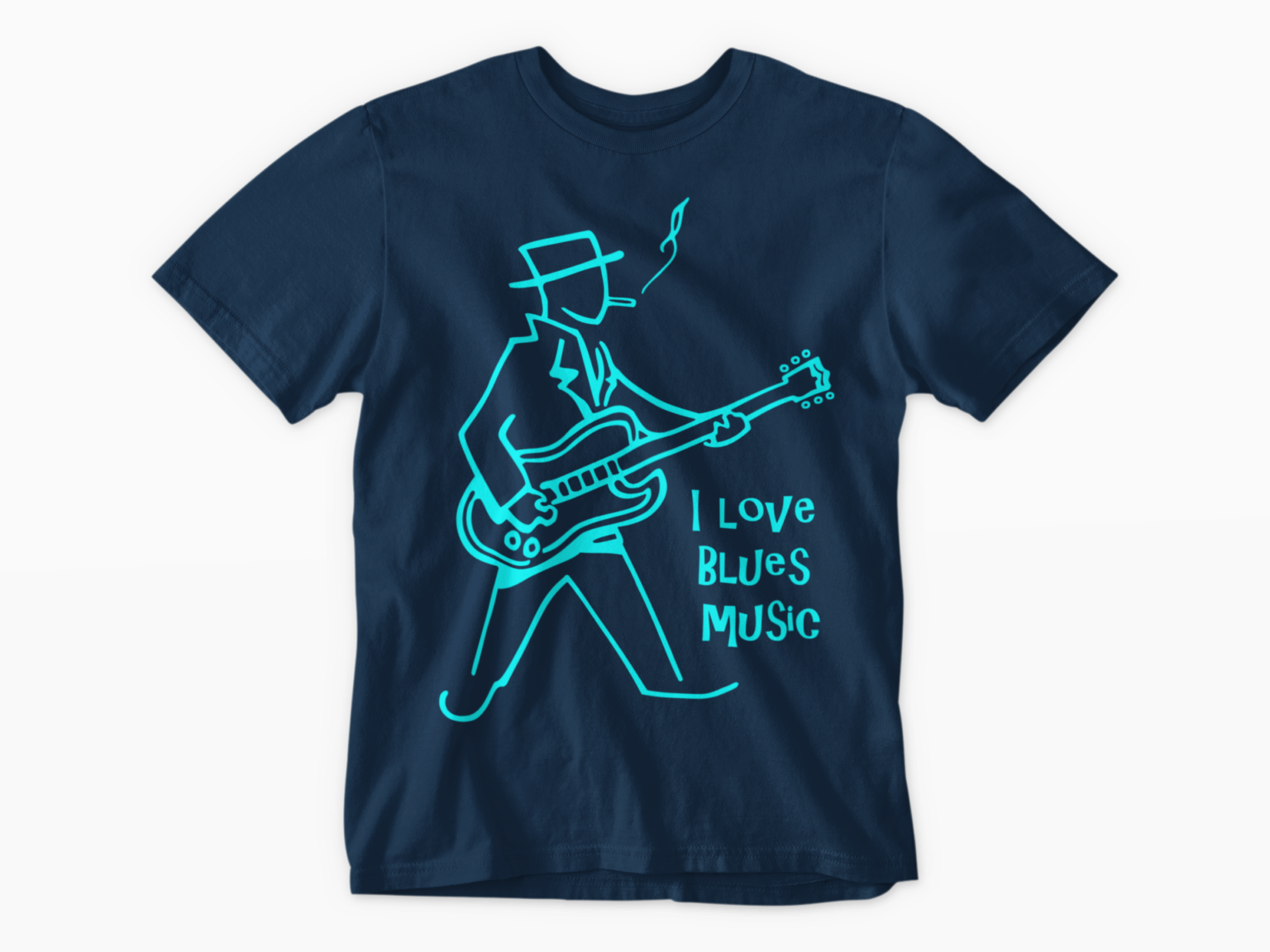 I Love Blues Music T-shirt – Weeded Words